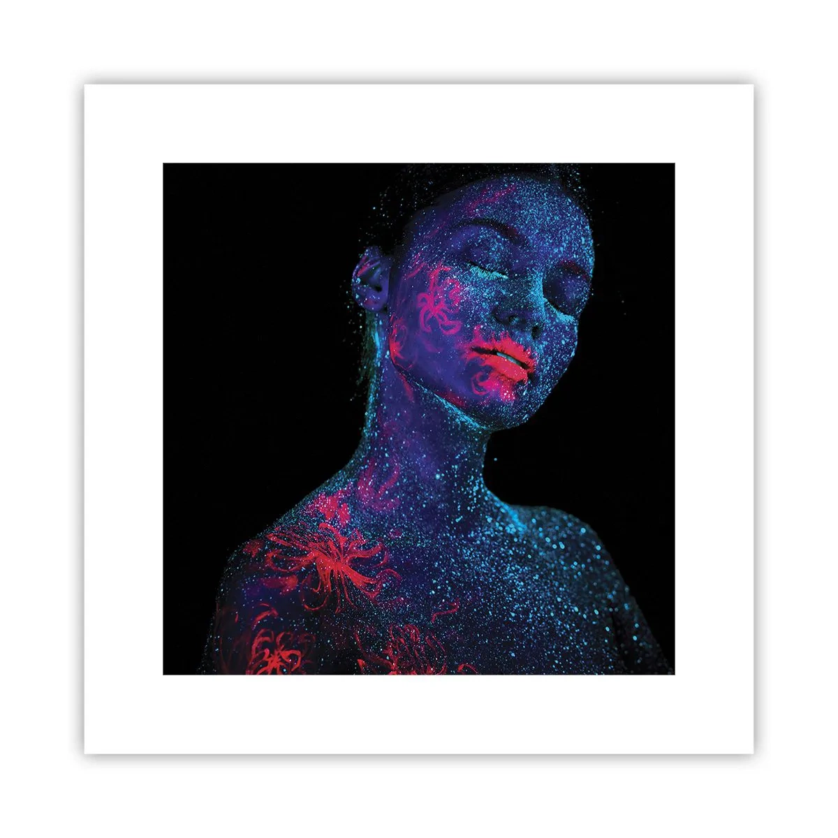 Poster - in sterrenstof - 30x30 cm
