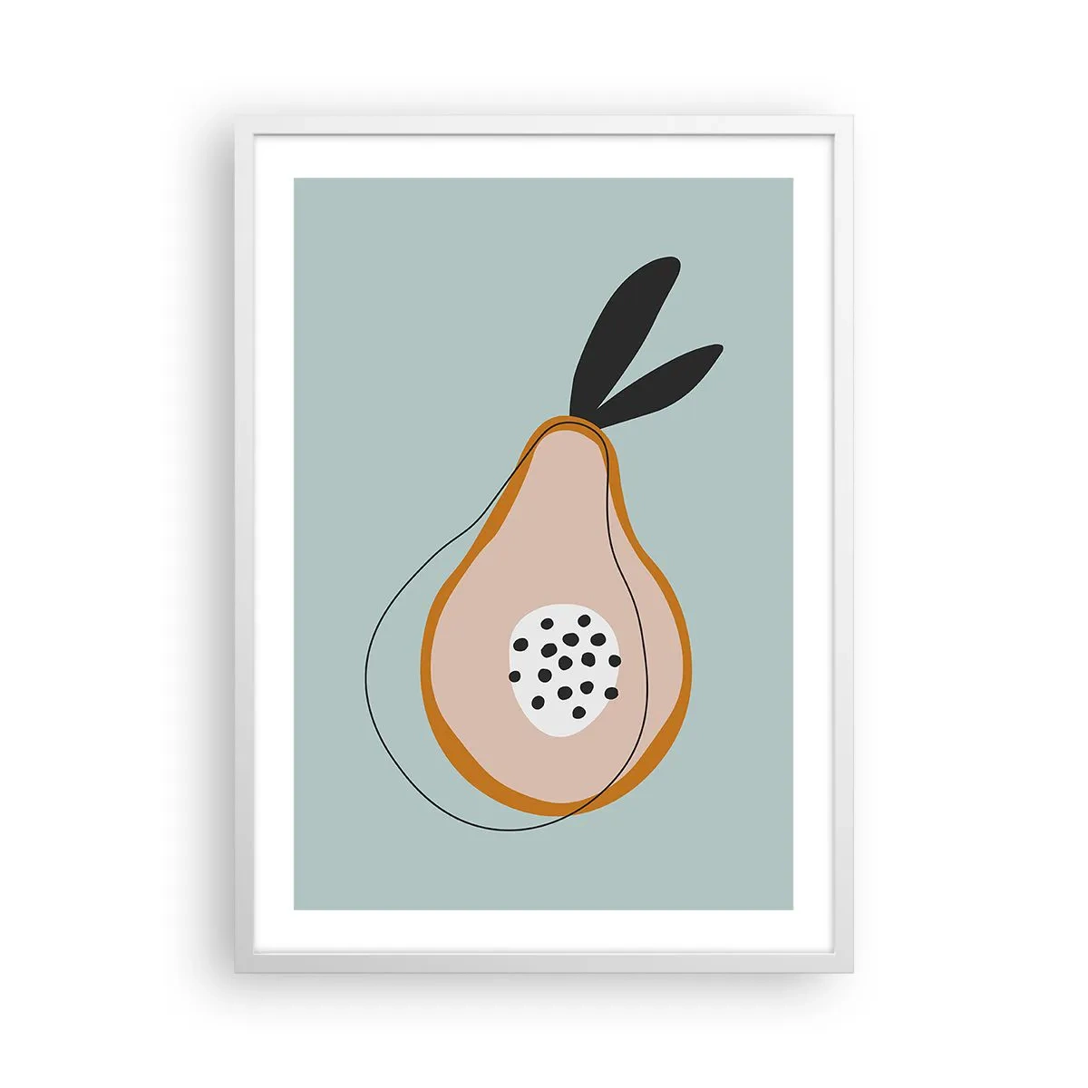 Poster in een witte lijst - Doordringen in de aard van de dingen - 50x70 cm