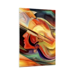 Schilderen op glas - Alles in orde - 80x120 cm