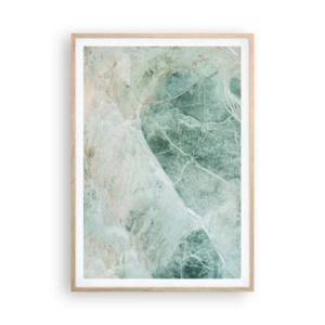 Een poster in een licht eiken lijst - De nobele kou van steen - 70x100 cm