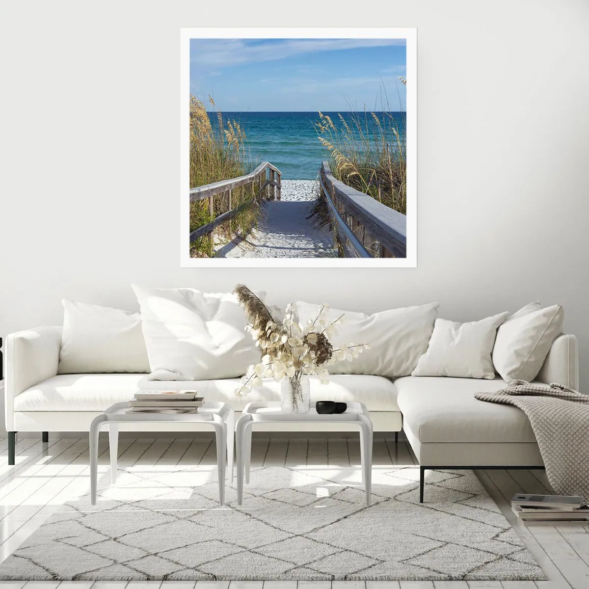 Poster - In de zon, in de wind - 50x50 cm