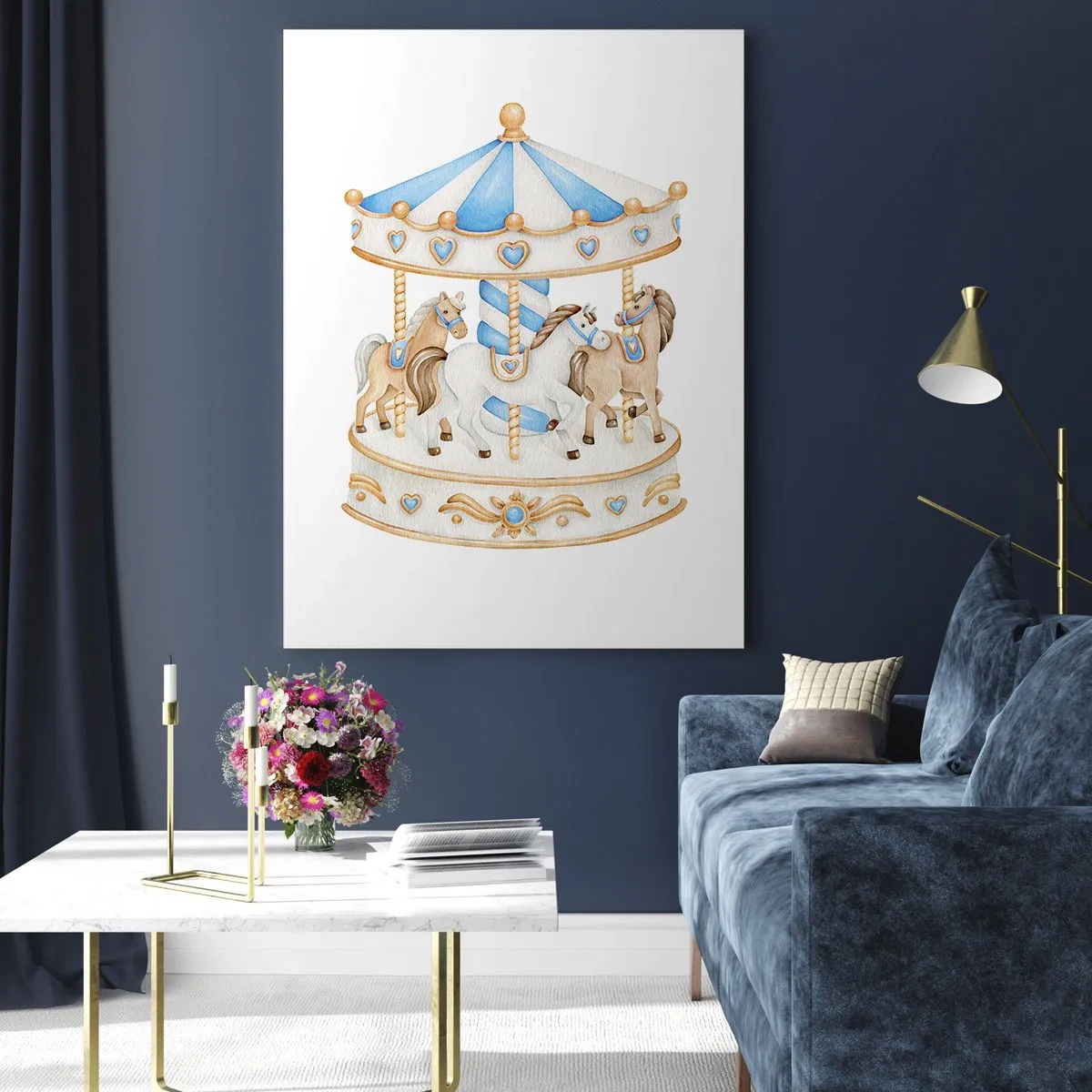 Schilderen op glas - Zoete jeugd - 80x120 cm