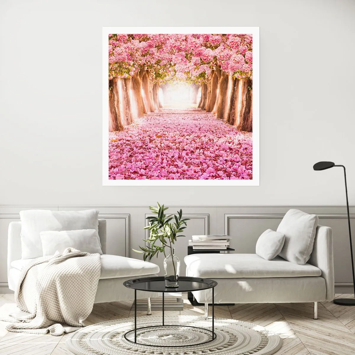Poster - De weg naar het paradijs - 40x40 cm