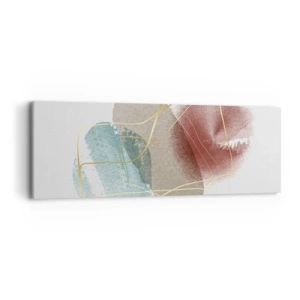 Schilderen op canvas - Koralen van de ruimte - 90x30 cm