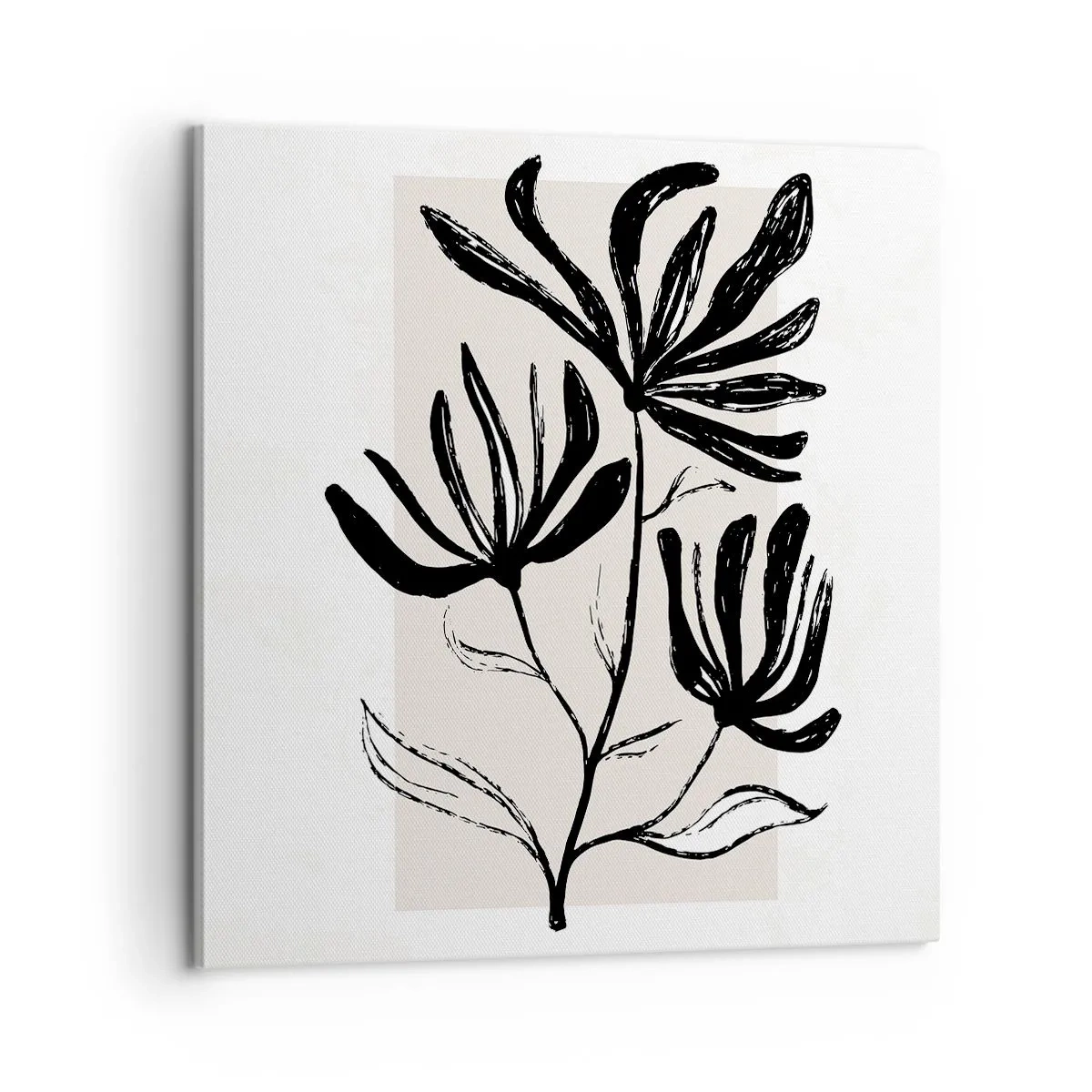 Schilderen op canvas - Schets voor het herbarium - 60x60 cm