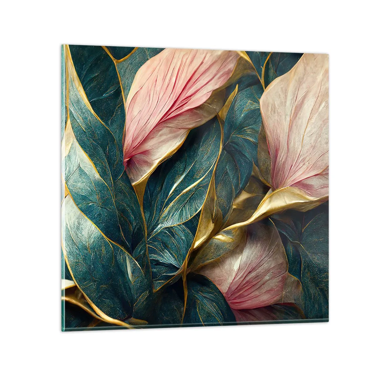 Schilderen op glas - Natuurlijke elegantie en stijl - 60x60 cm