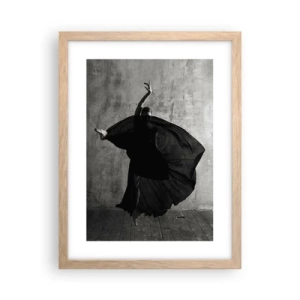 Een poster in een licht eiken lijst - Gepassioneerde riem - 30x40 cm
