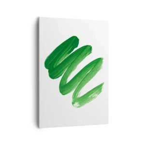 Schilderen op canvas - Groene grap - 50x70 cm