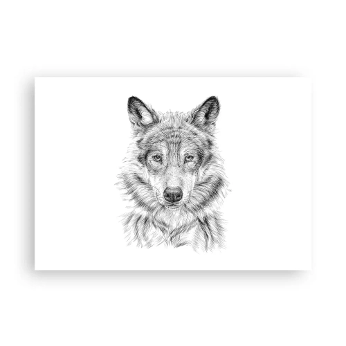 Poster - Een geboren leider - 100x70 cm