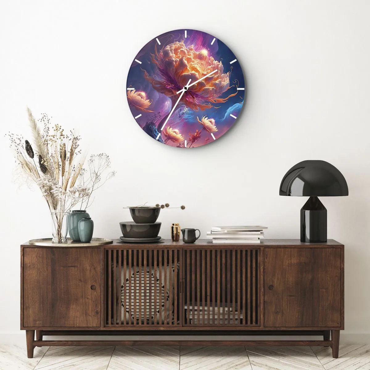 Wandklok - Klok - Andere wereld - 30x30 cm