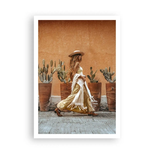 Poster - Hippie-stijl - 70x100 cm