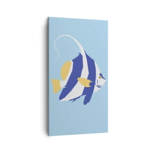 Schilderen op canvas - Miss tropische wateren - 45x80 cm