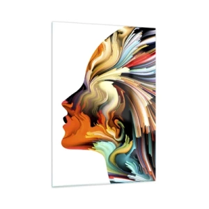 Schilderen op glas - Een explosie van verbeelding - 50x70 cm