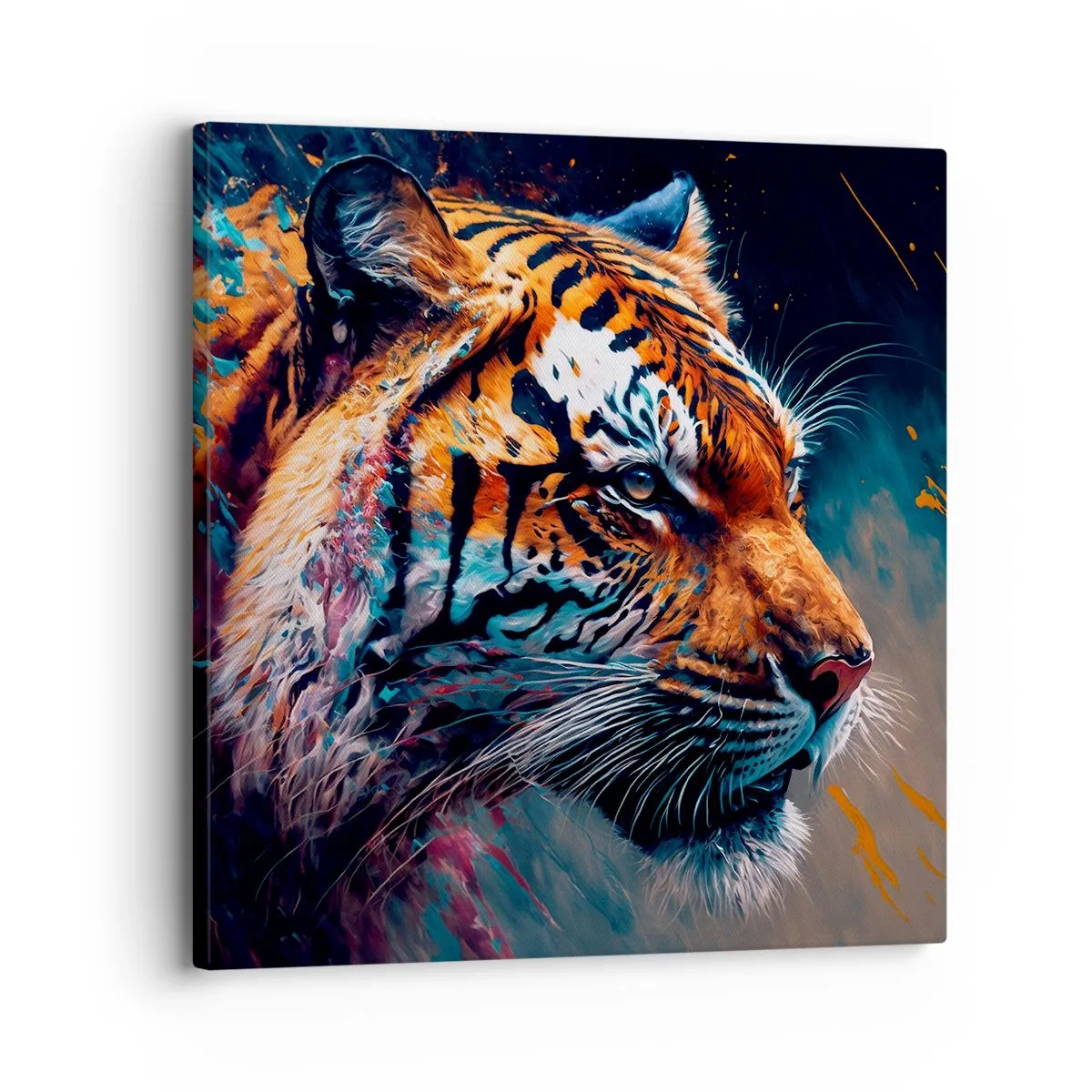 Schilderen op canvas - Wilde schoonheid - 30x30 cm