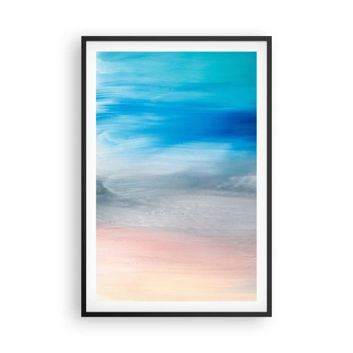 Poster in een zwarte lijst - Elementen: lucht - 61x91 cm