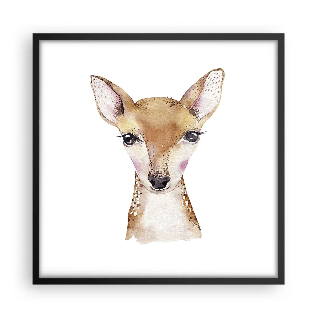 Poster in een zwarte lijst - De aard van onschuld - 50x50 cm