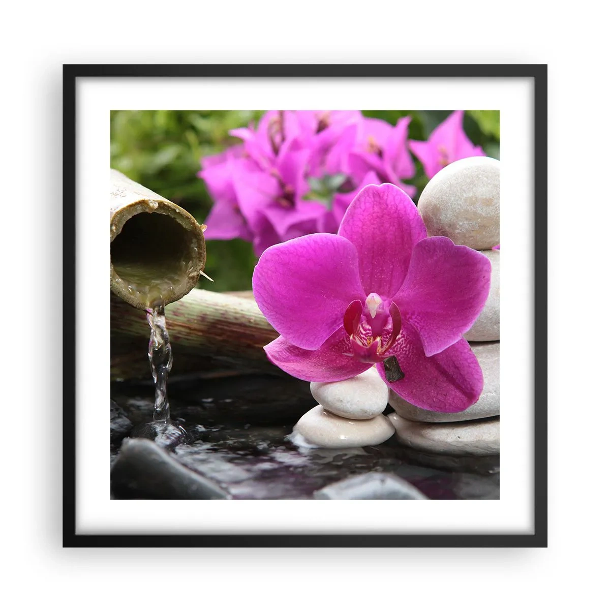 Poster in een zwarte lijst - Je bent al aan het rusten - 50x50 cm