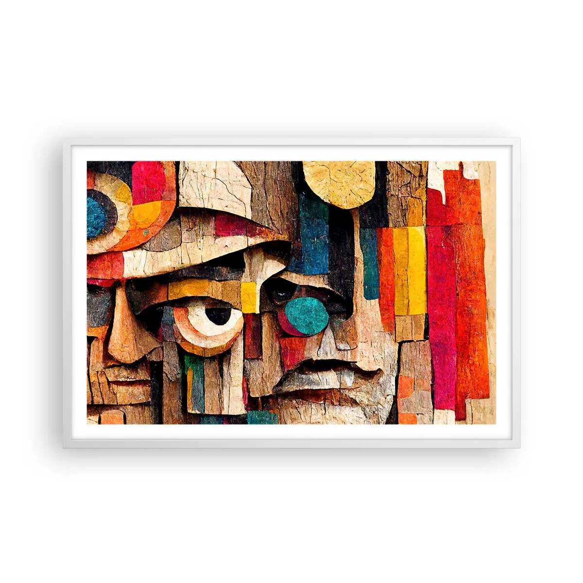 Poster in een witte lijst - Ik zie je… - 91x61 cm