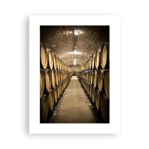 Poster - In een bakstenen kelder - 30x40 cm