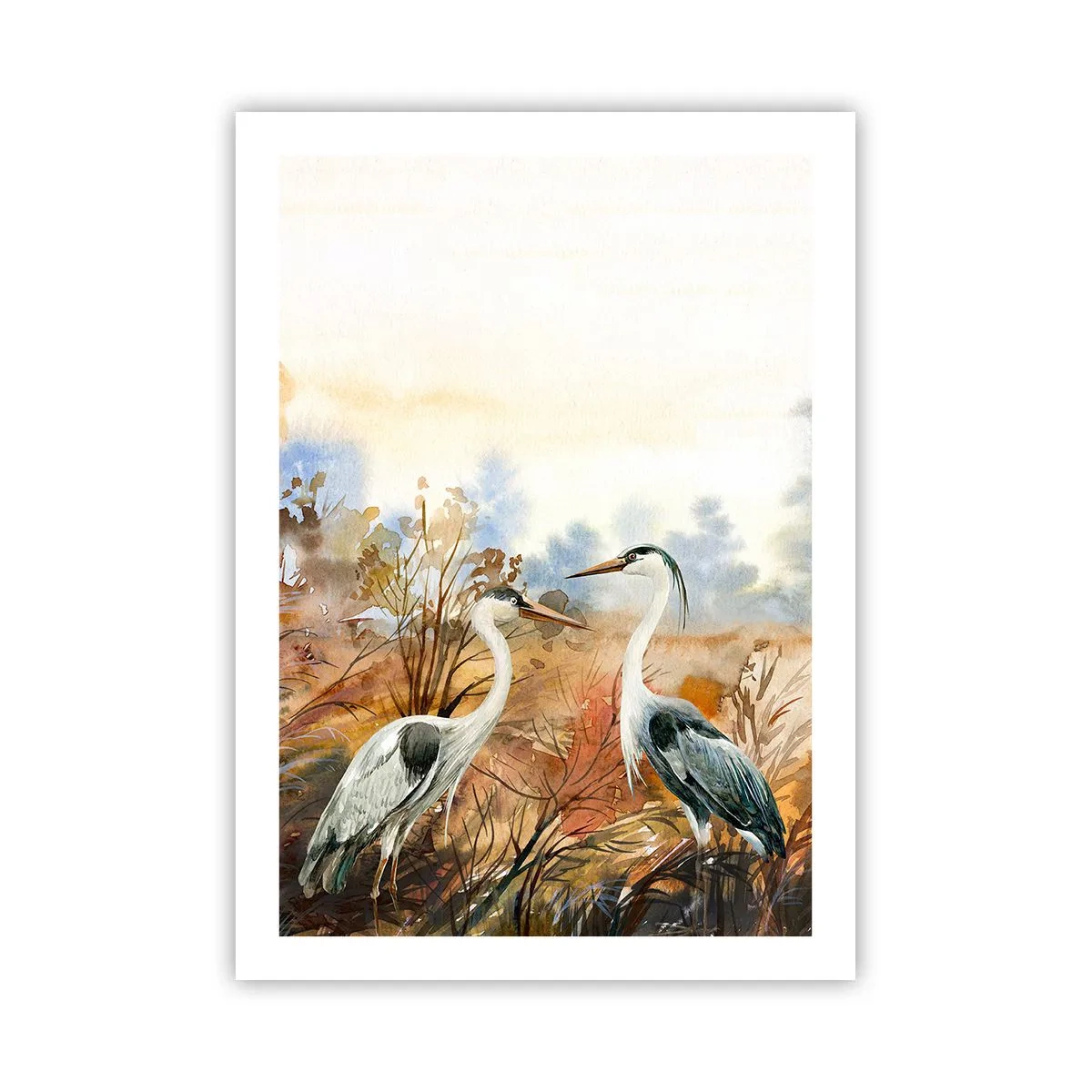 Poster - Waarheen in de herfst? - 50x70 cm