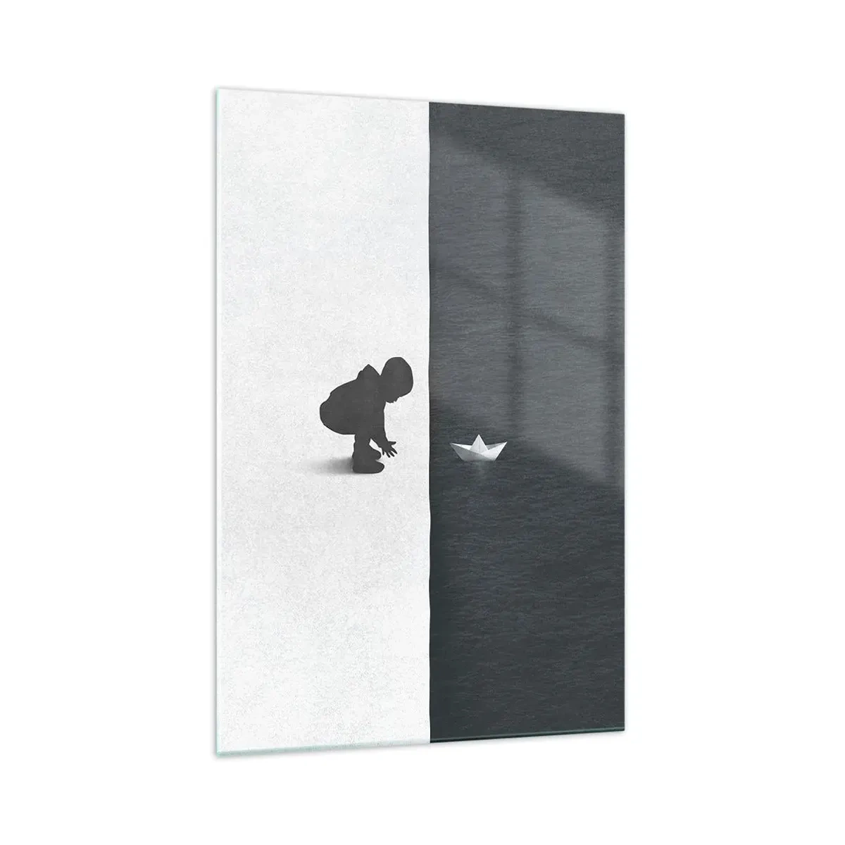 Schilderen op glas - Geweldige expeditie - 70x100 cm