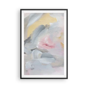 Poster in een zwarte lijst - In een pastelkleurige wereld - 61x91 cm