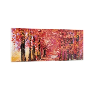 Schilderen op glas - Herfst impressie - 100x40 cm