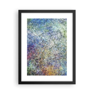 Poster in een zwarte lijst - Het is niet zo eenvoudig - 30x40 cm