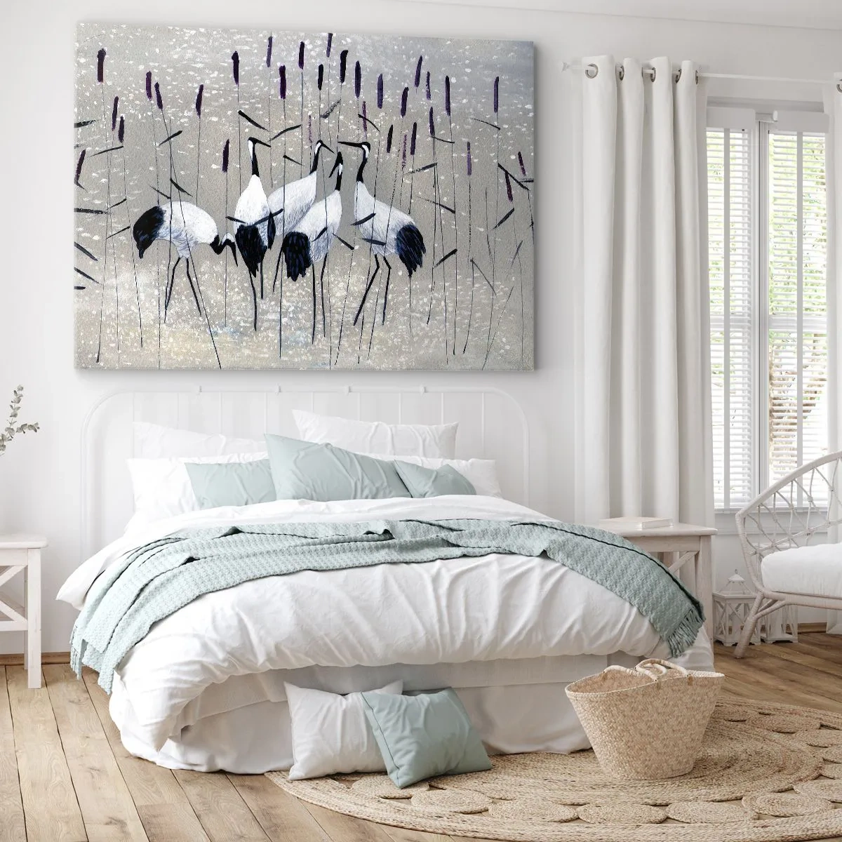 Schilderen op canvas - Onder hun eigen - 120x80 cm