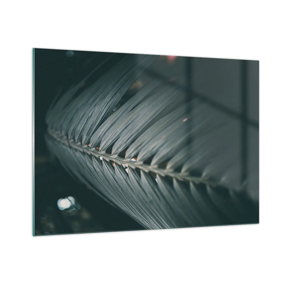 Schilderen op glas - De precisie van de natuur - 100x70 cm