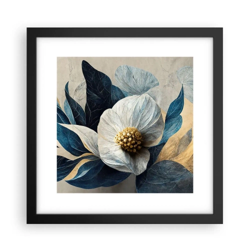 Poster in een zwarte lijst - Hij heeft een hart van goud - 30x30 cm