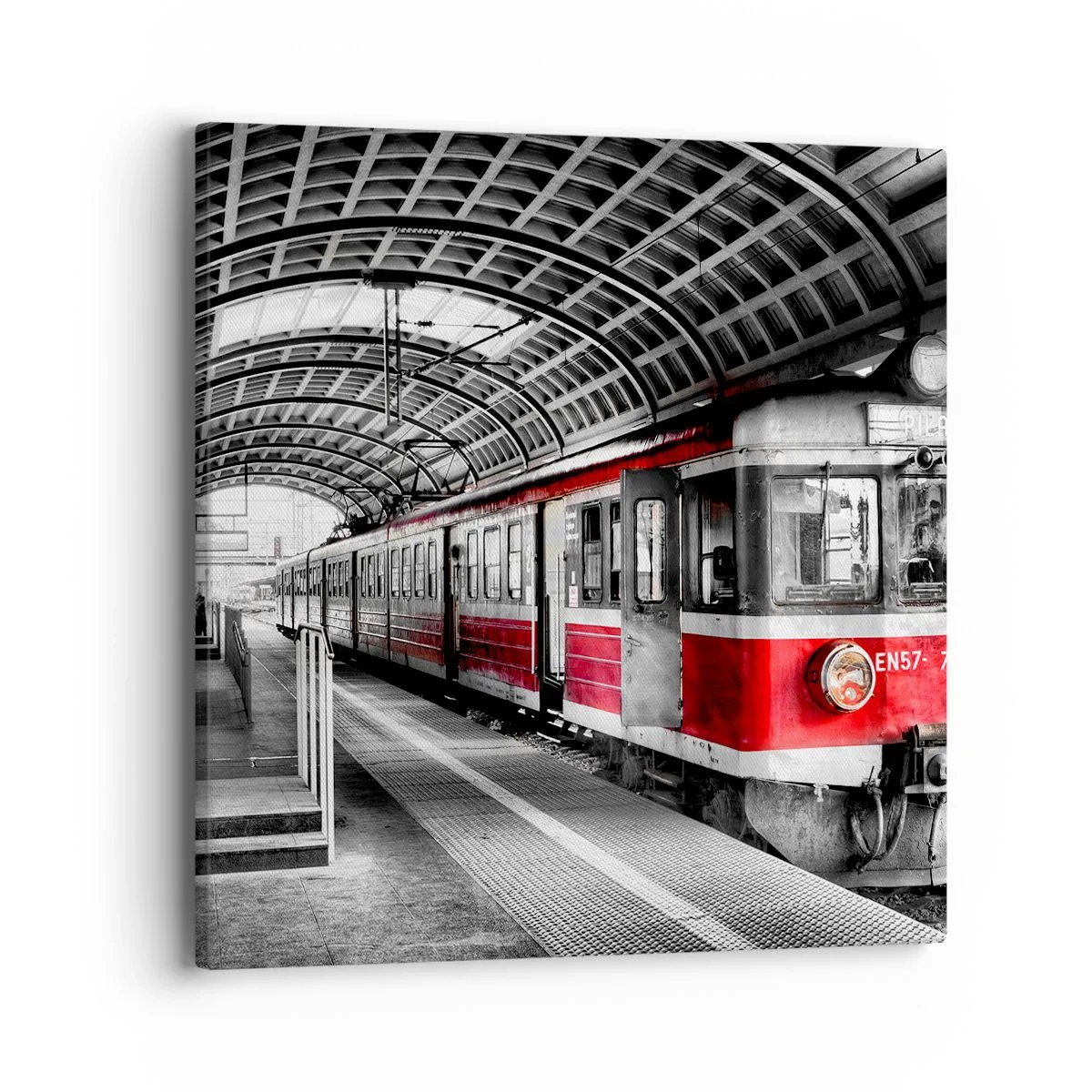 Schilderen op canvas - Misschien is het een reis van je leven? - 40x40 cm