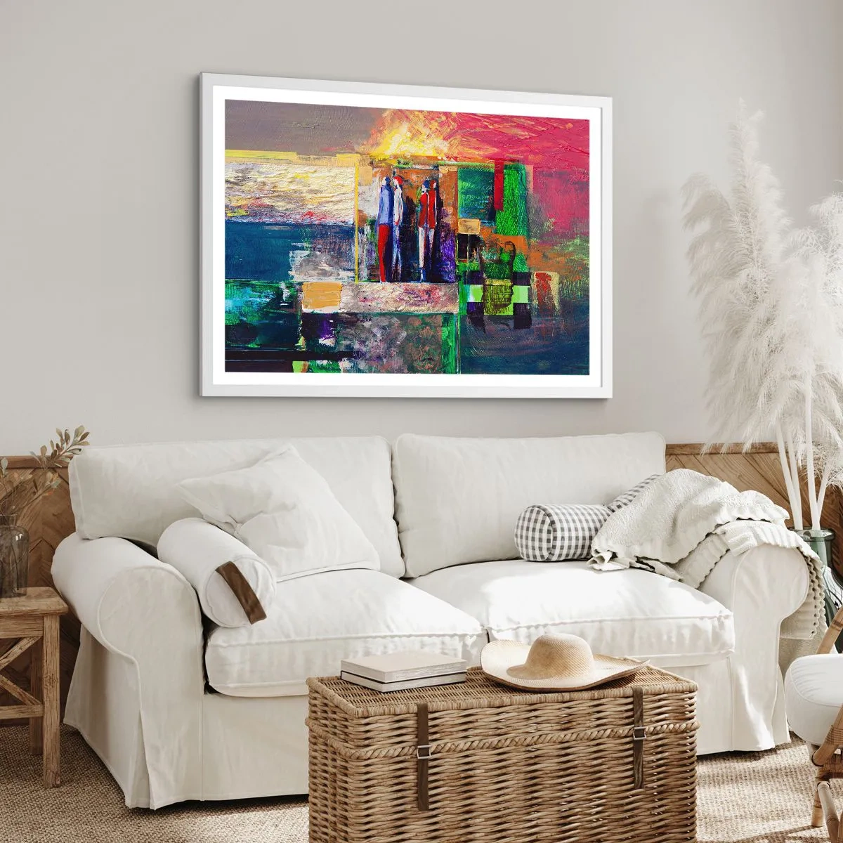 Poster in een witte lijst - Relaties en emoties - 70x50 cm