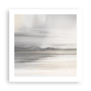 Poster - Afstand in reflectie - 50x50 cm