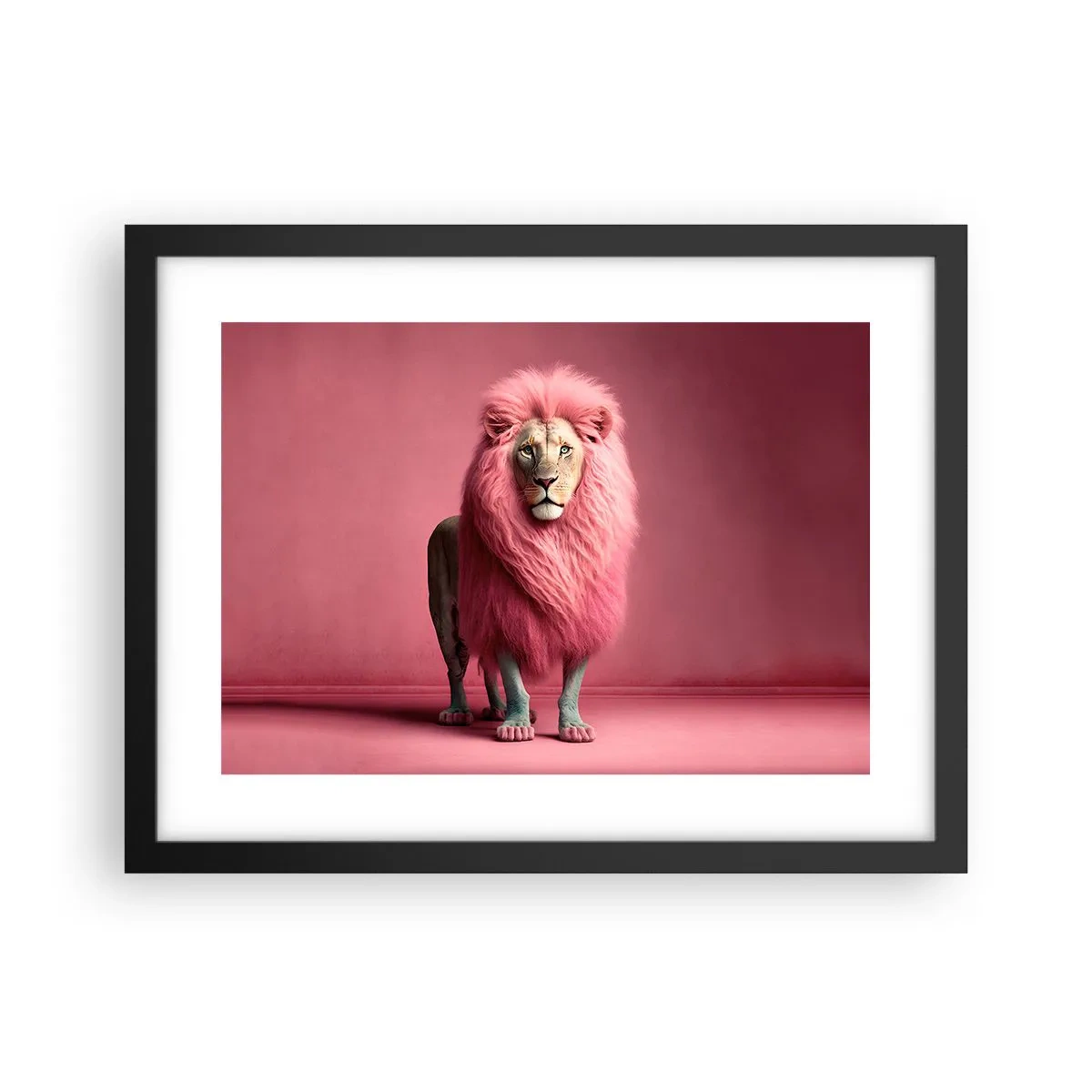 Poster in een zwarte lijst - En je bent niet meer bang - 40x30 cm