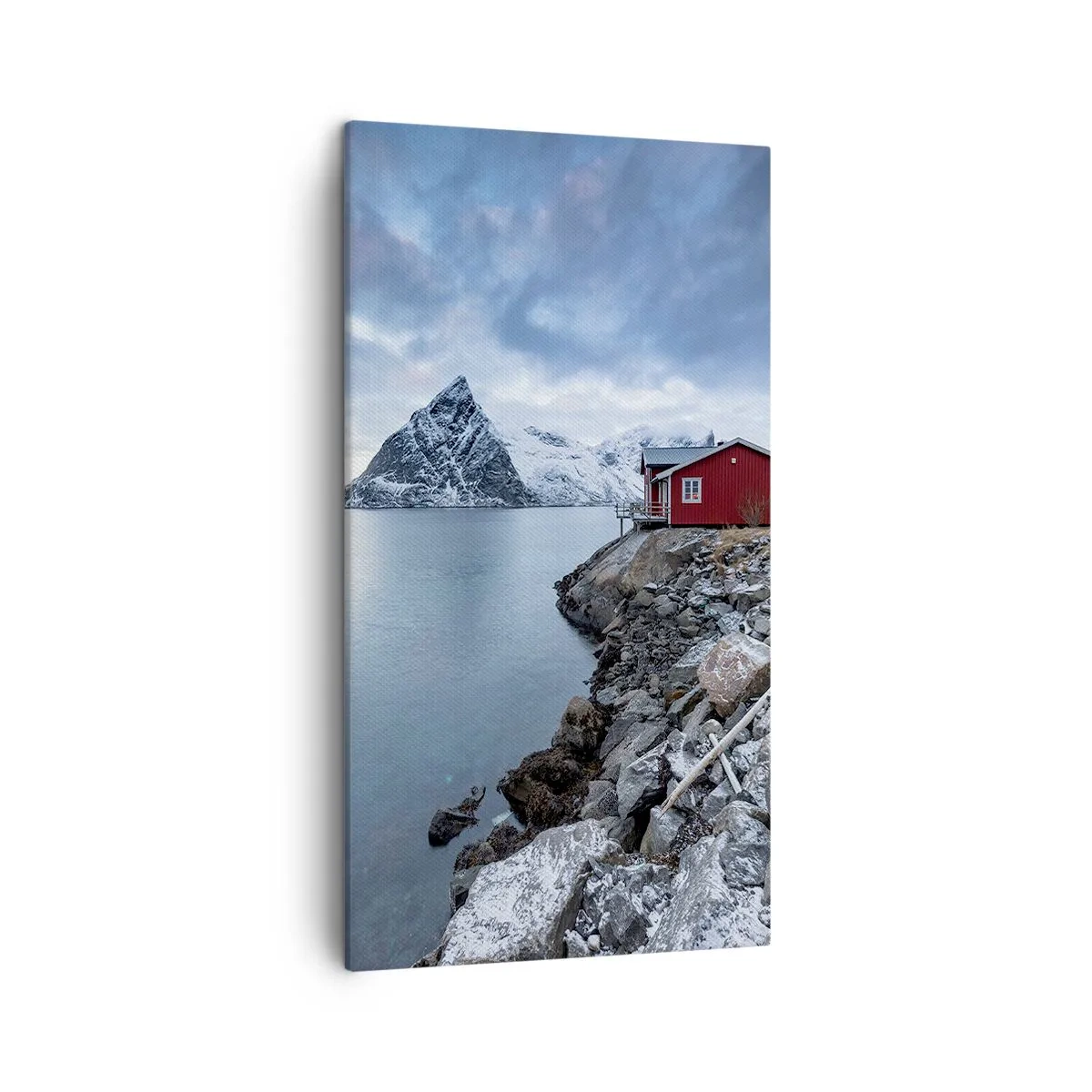 Schilderen op canvas - Scandinavisch toevluchtsoord - 45x80 cm