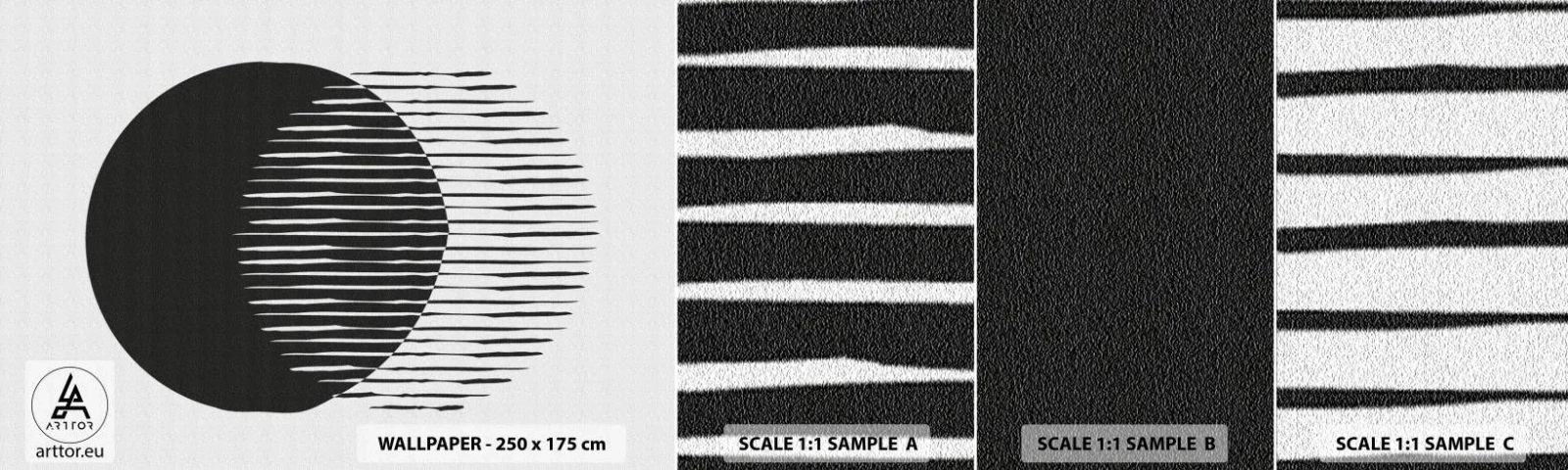 Fotobehang Staaltje Standard Eco - Zijn alter ego - Zon, Wielen, Boho - 100x30 cm