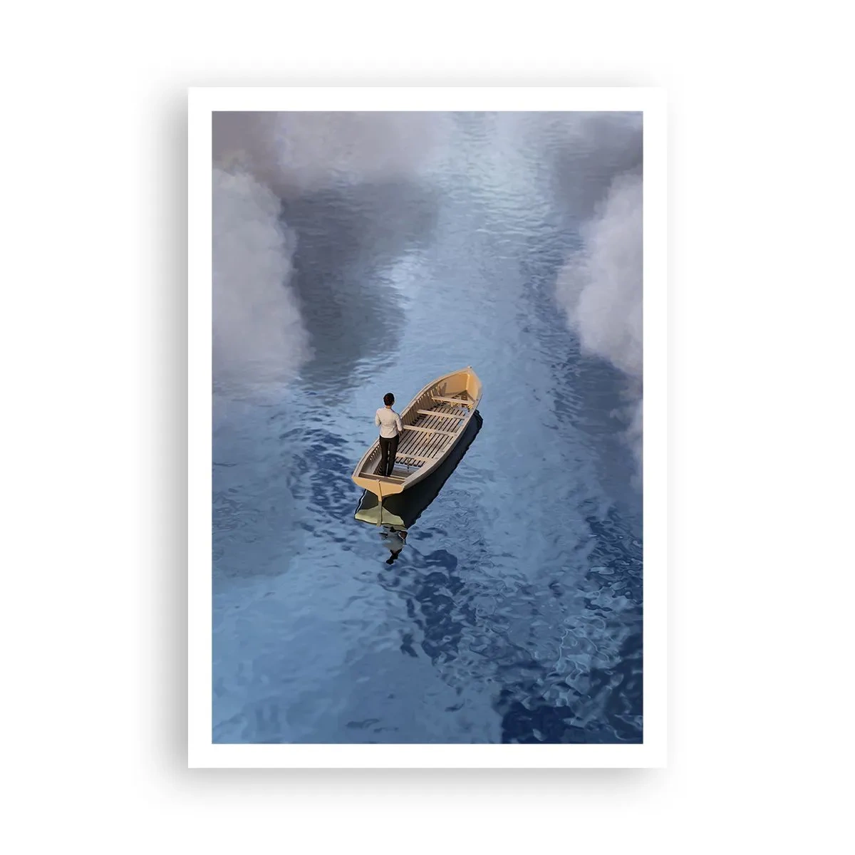 Poster - Leven – reis – onbekend - 70x100 cm