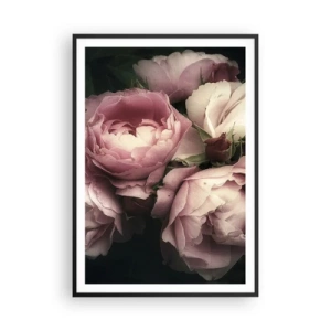 Poster in een zwarte lijst - De charme van belle epoque - 70x100 cm