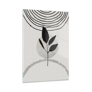 Schilderen op glas - Compositie: natuurrituelen - 50x70 cm