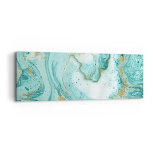 Schilderen op canvas - Onder de grote golf van het Edo-tijdperk - 90x30 cm