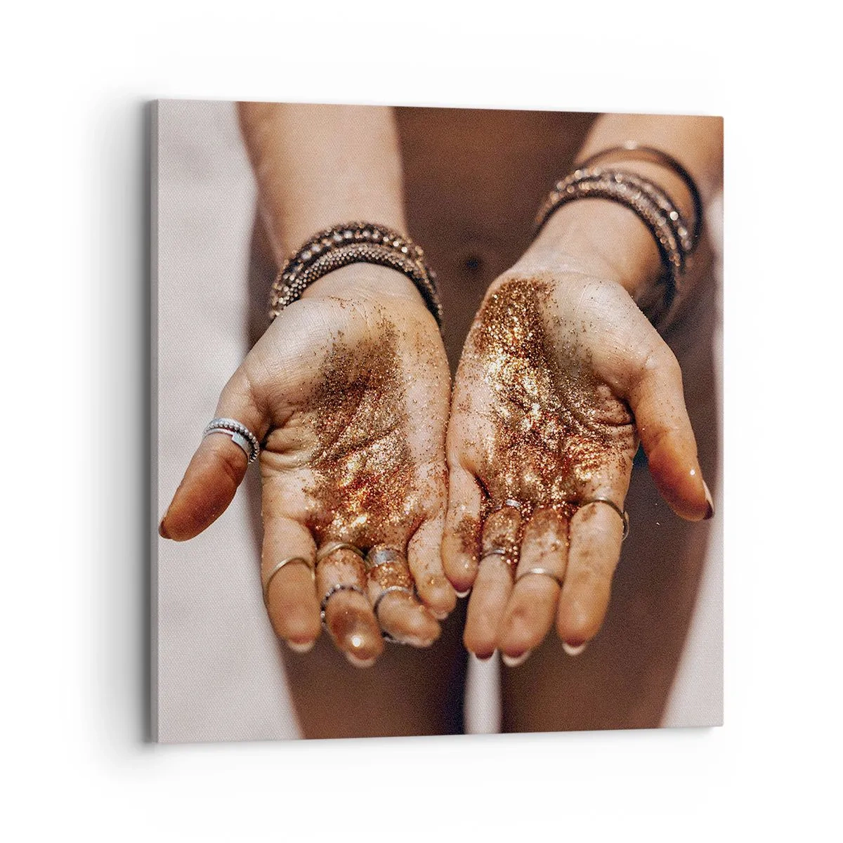 Schilderen op canvas - Een cadeau voor jou - 70x70 cm