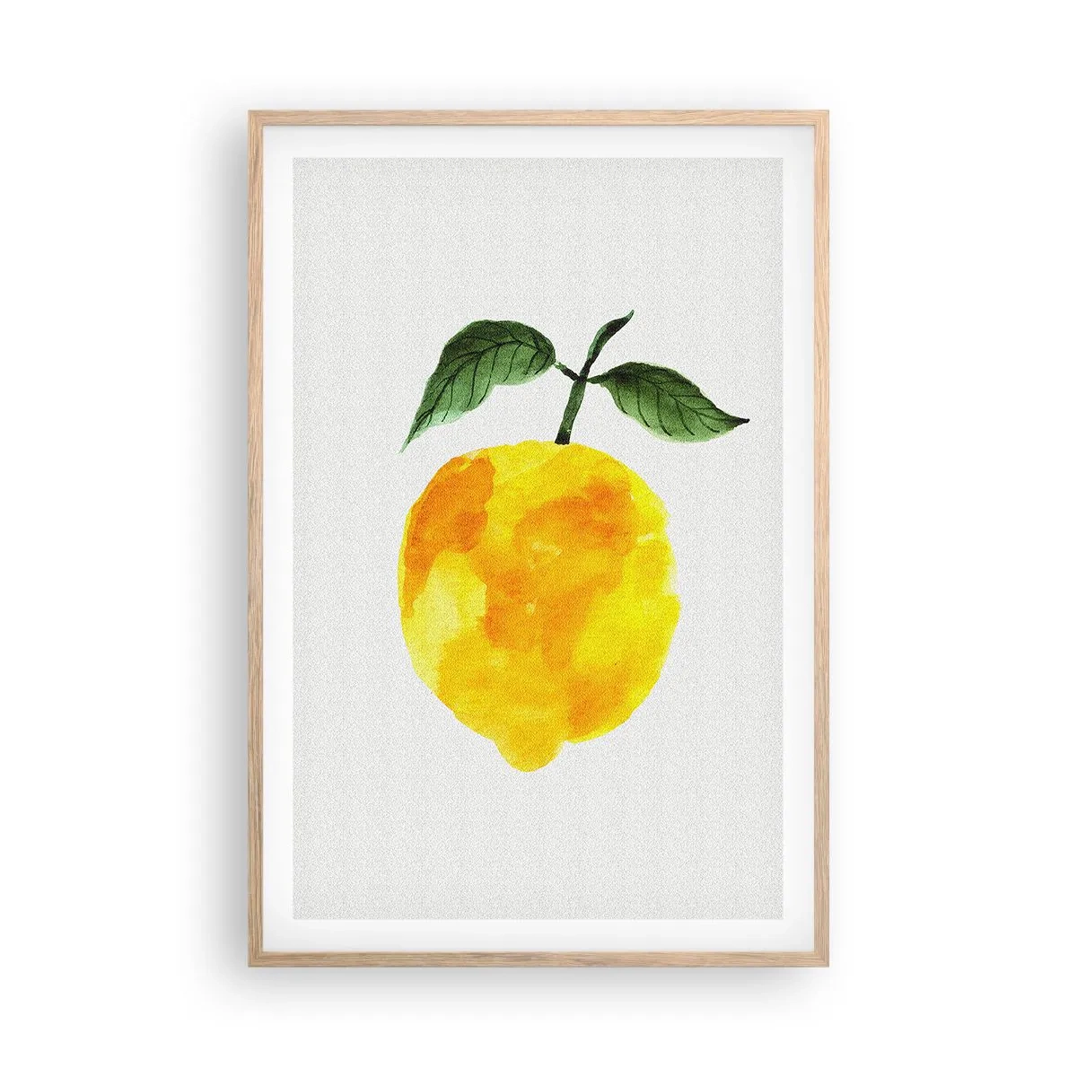 Een poster in een licht eiken lijst - Hoe proef je de zon? - 61x91 cm