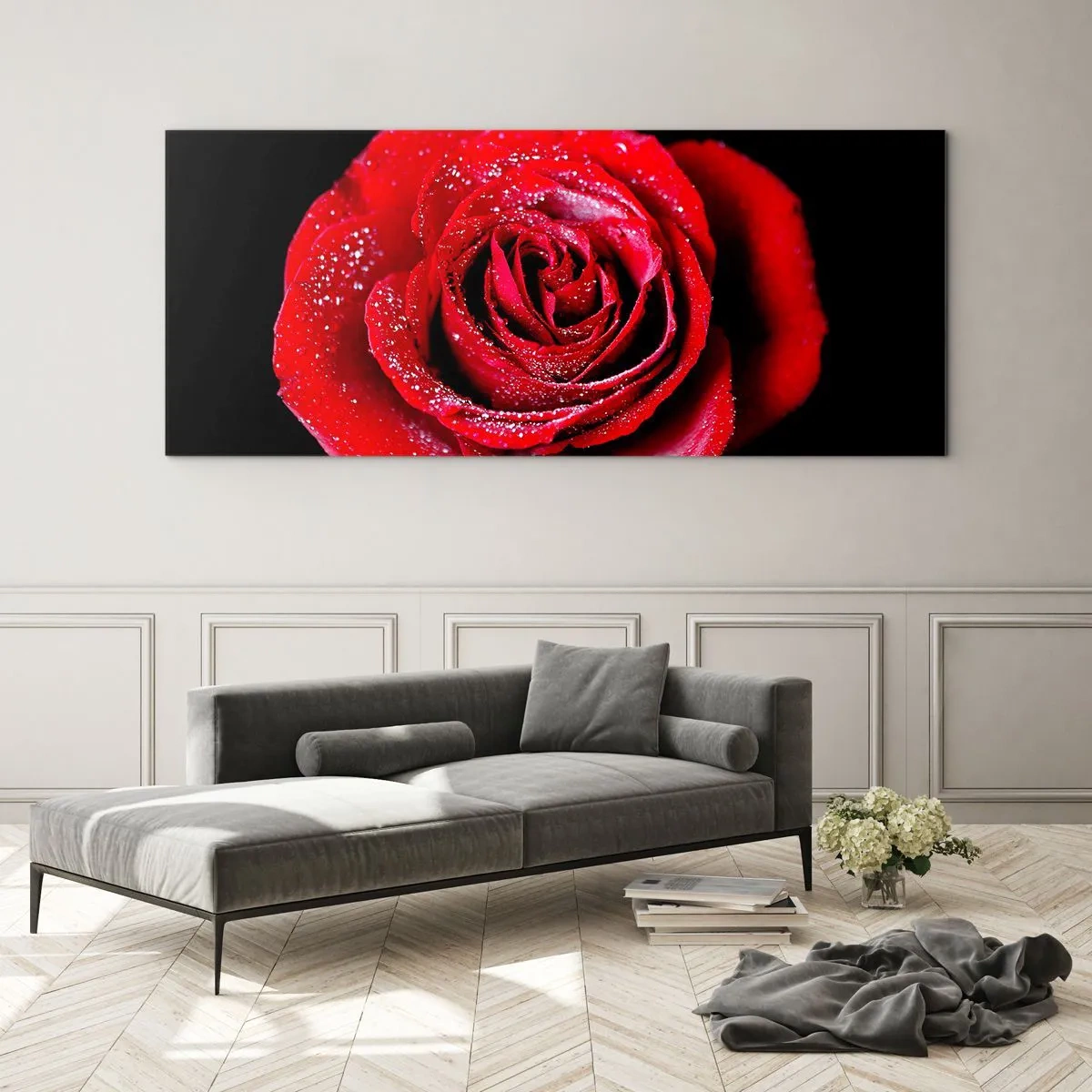 Schilderen op glas - Dit is liefde - 90x30 cm