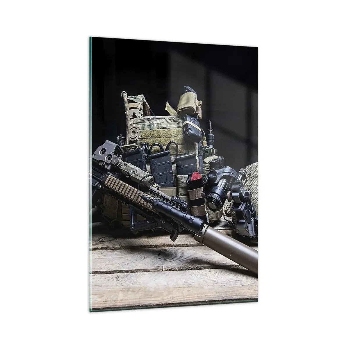 Schilderen op glas - Rust uit! - 80x120 cm