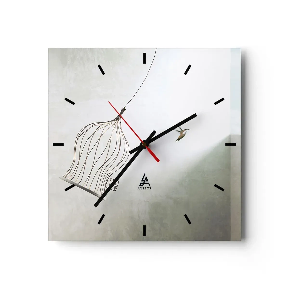 Wandklok - Klok - In je element - 30x30 cm