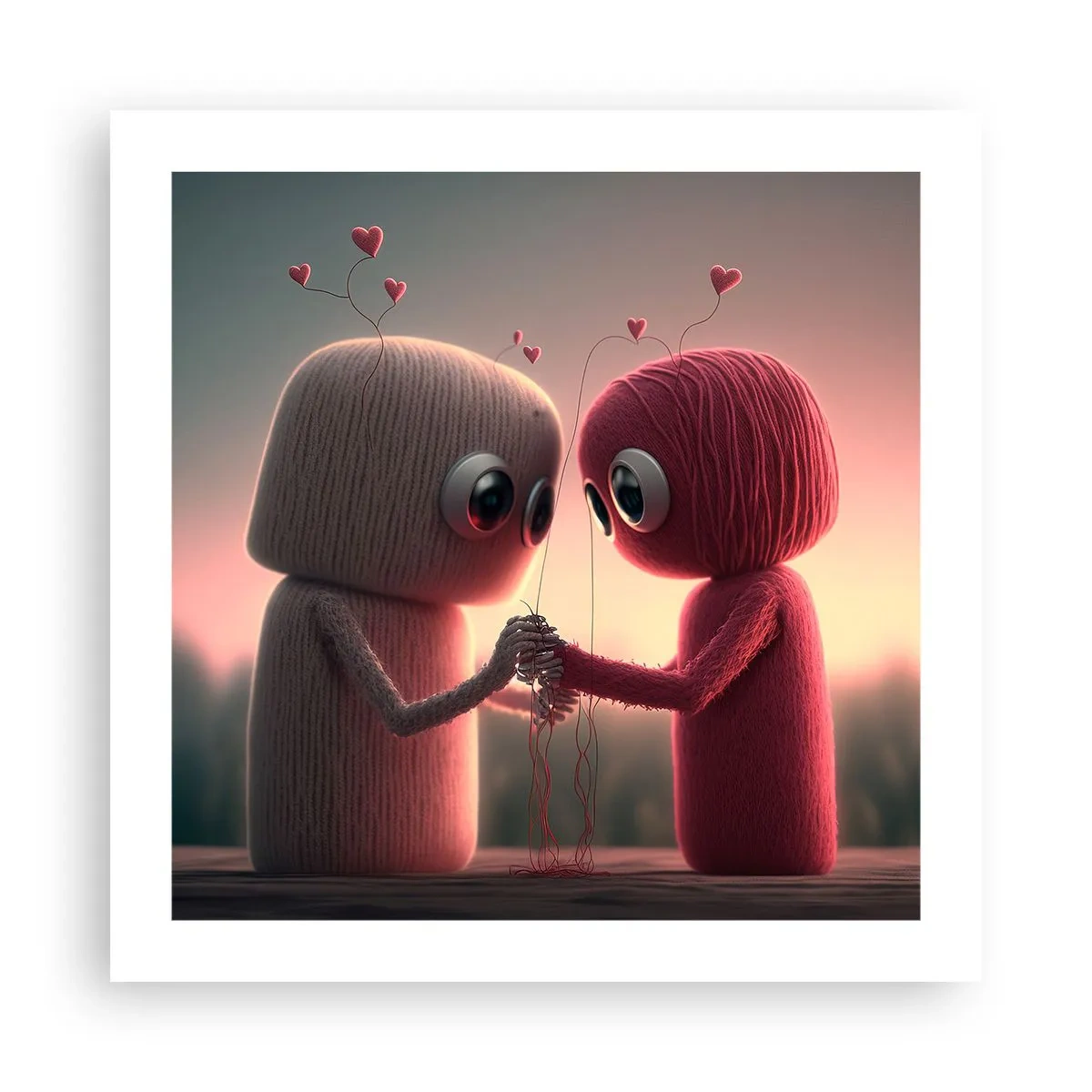 Poster - Iedereen mag liefhebben - 50x50 cm