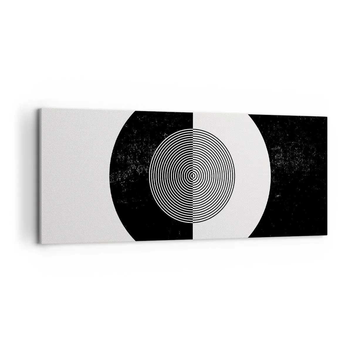 Schilderen op canvas - Harmonie in zwart-wit - 120x50 cm