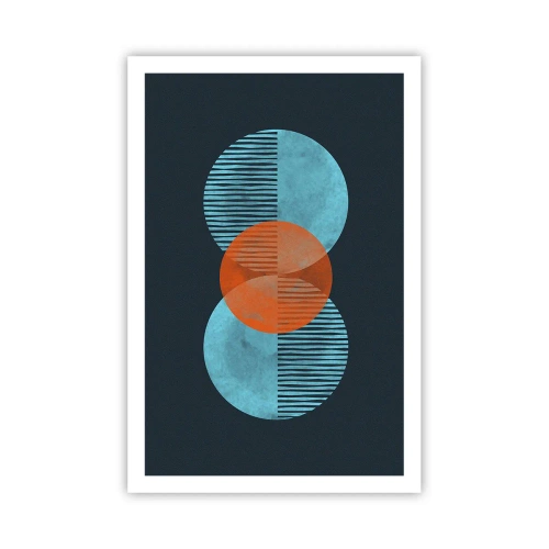 Poster - Symmetrische compositie - 61x91 cm