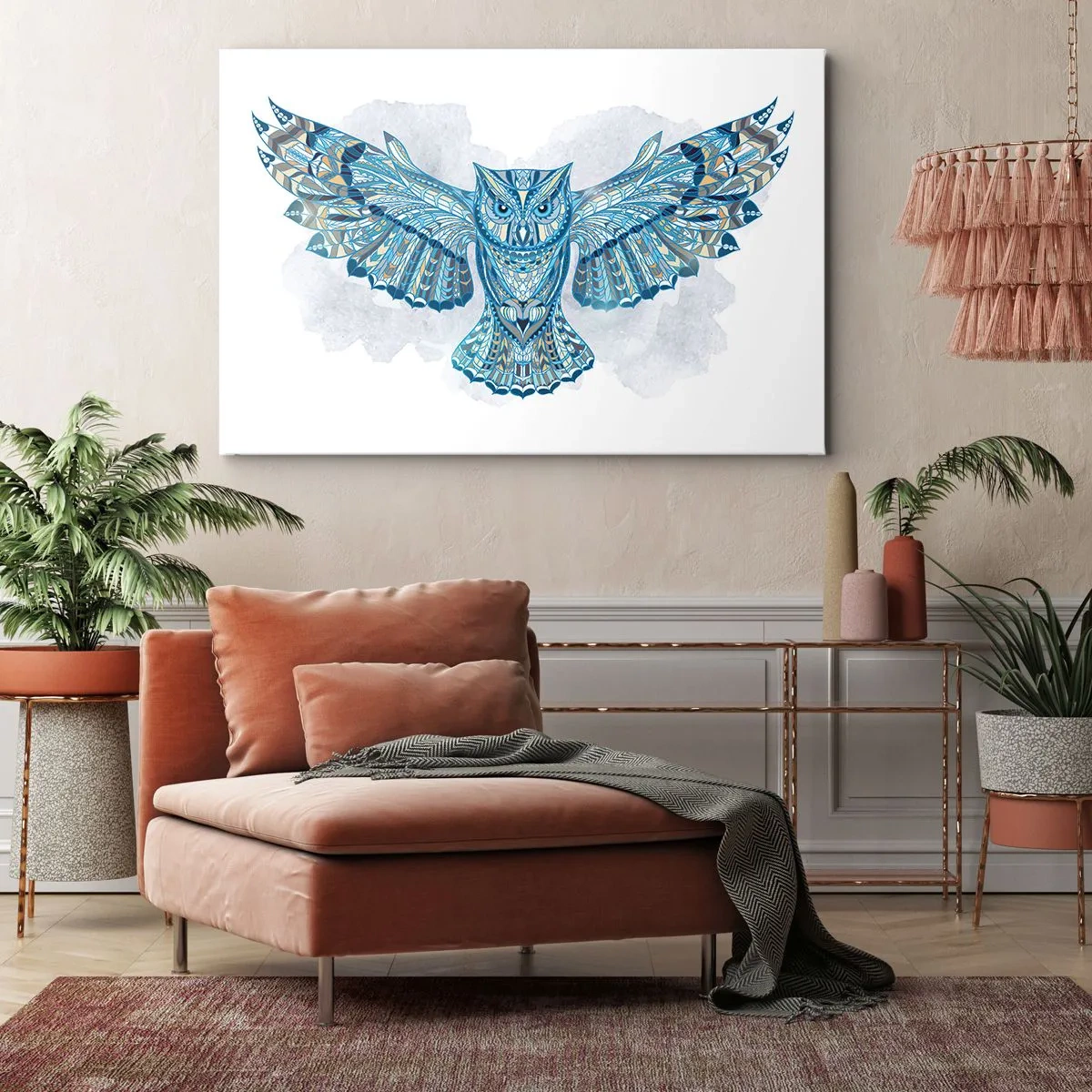 Schilderen op canvas - Van een Keltisch heilig bos - 100x70 cm